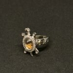 Turtle with Om Figurine