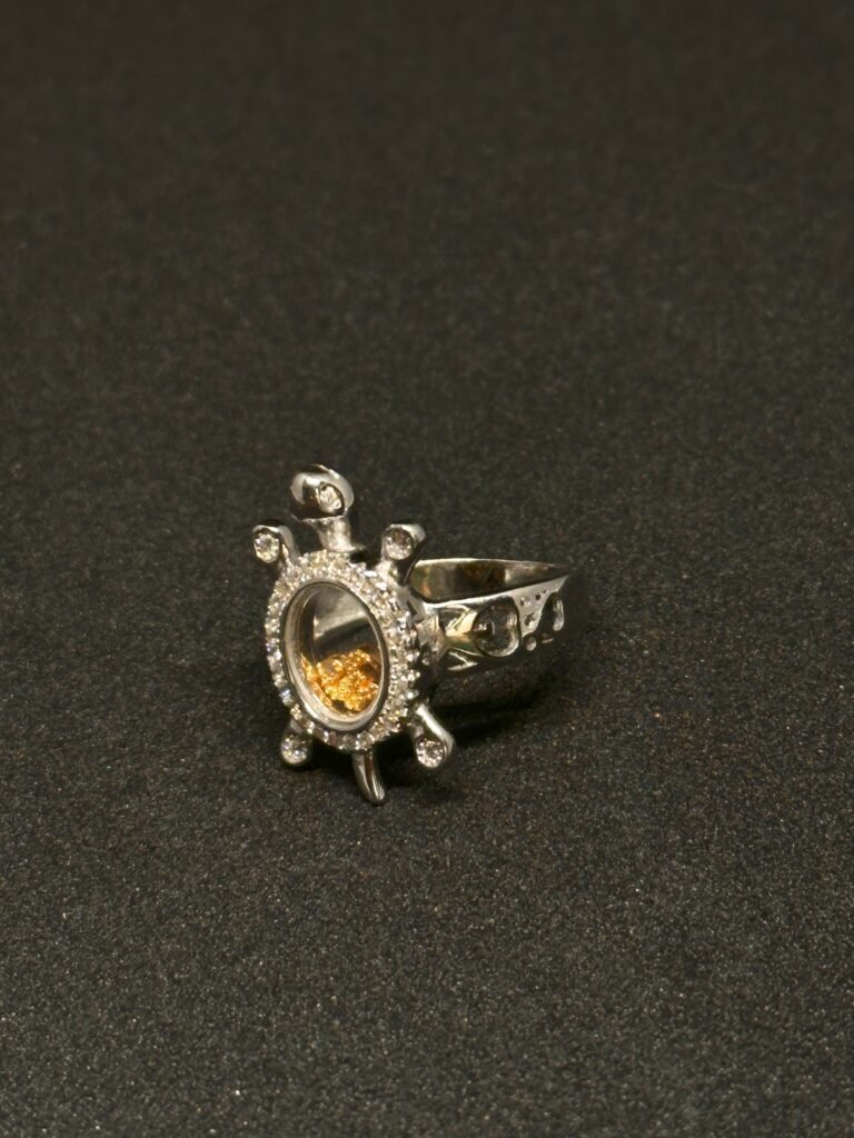 Turtle with Om Figurine