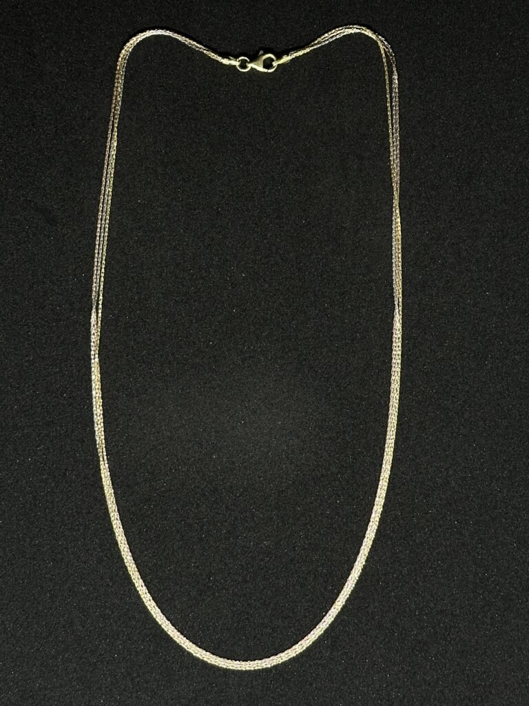 Elegant 3-Element 925 Silver Chain for Women