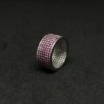Elegant Red Gemstone Ring Kada