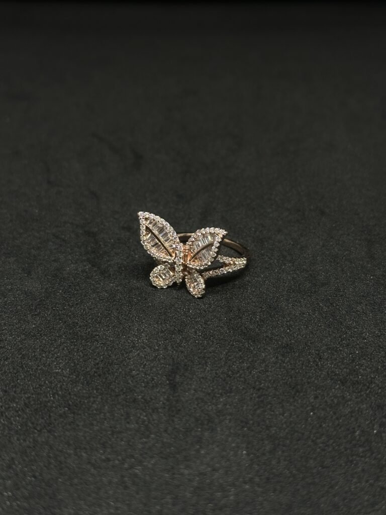 Butterfly Effect Rose Silver Ring