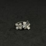 Two Flower Diamond Ring