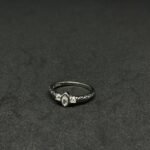 Small Oval Shape Diamond Ring