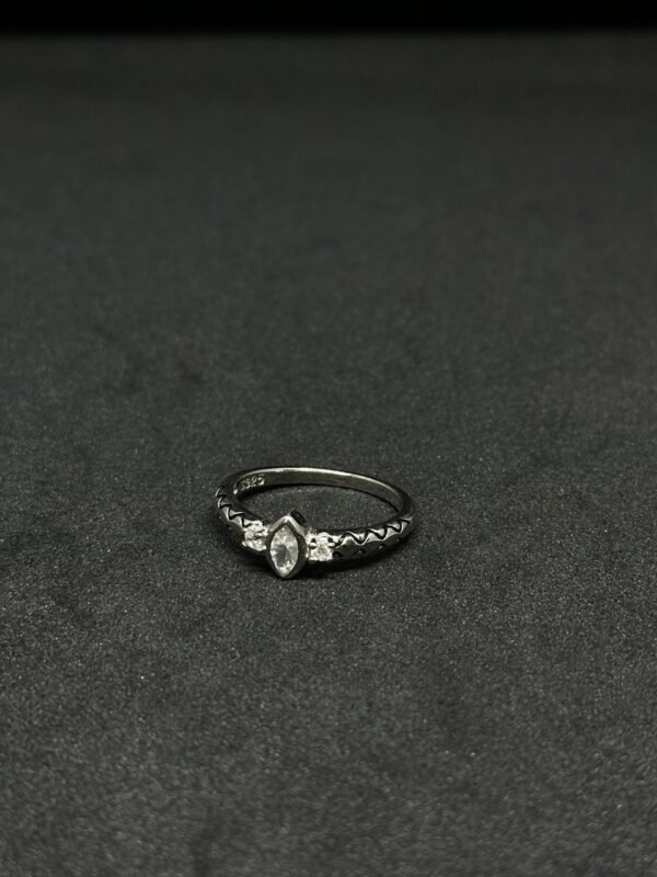 Small Oval Shape Diamond Ring