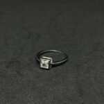 Elegant Square Diamond Ring
