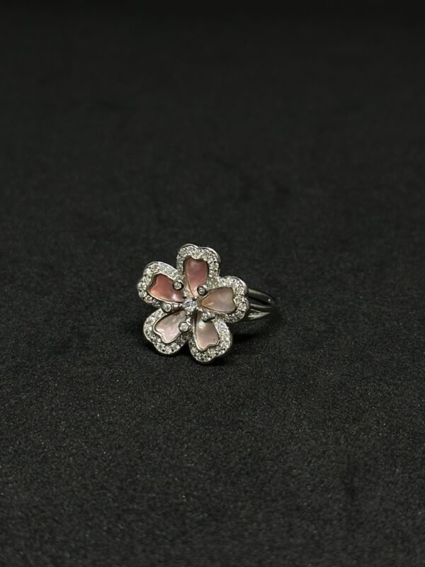 Flower Pink Mino Ring