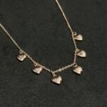Heart Shape Twinkers in Rose Silver