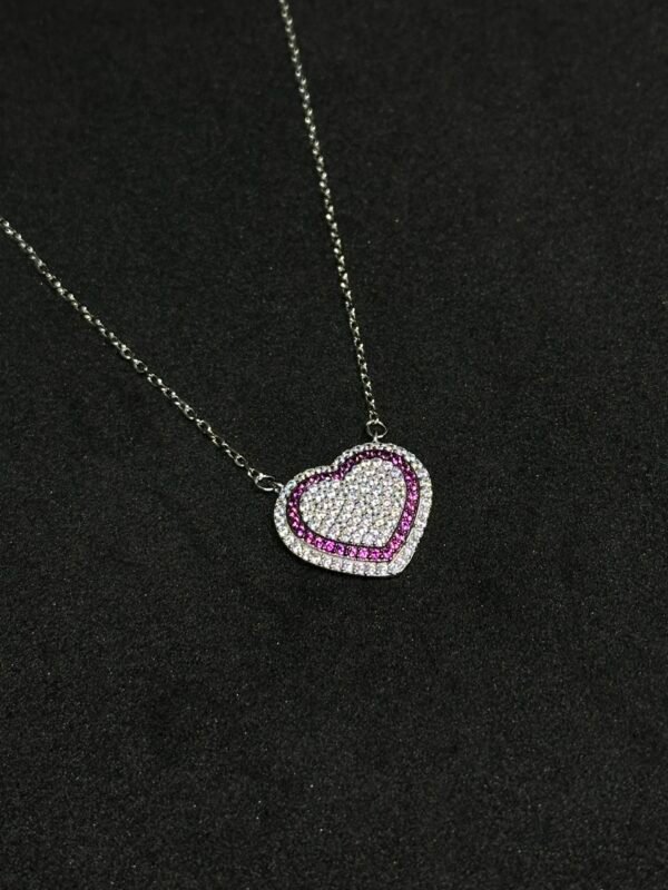 Heart Shape Diamond Pendant