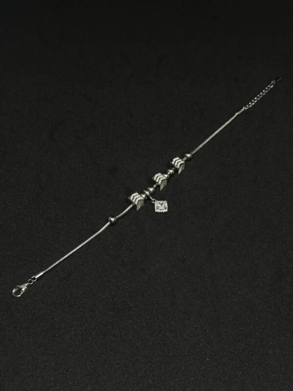 Square Box & Diamond-Studded Bracelet