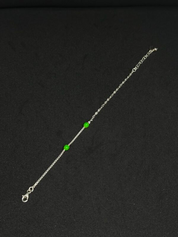 Green Bead Bracelet for Everyday Wear