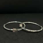 Elegant Pink Stone Bangles