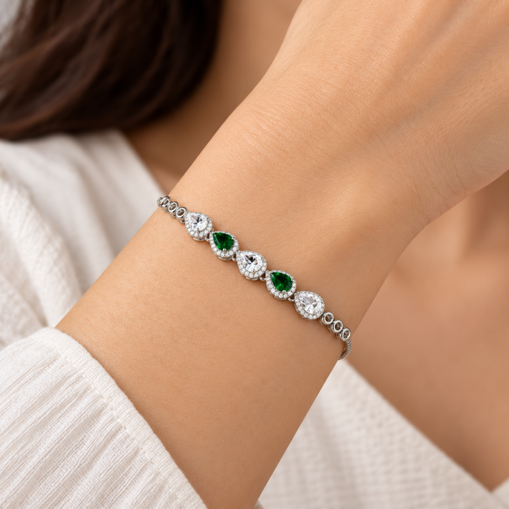 Diamond-Studded Bracelet