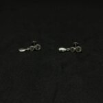 Elegant Silver Diamond Earrings