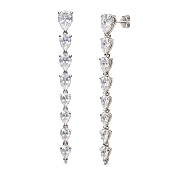 Solitare Inspired Dazzling Earrings - Image 1