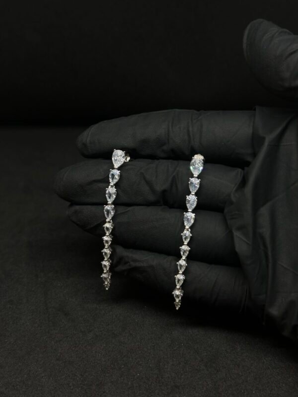 Solitare Inspired Dazzling Earrings - Image 2