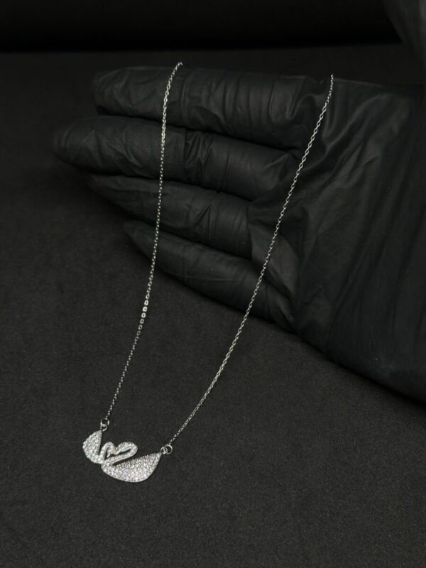 Swan Couple Chain Pendant