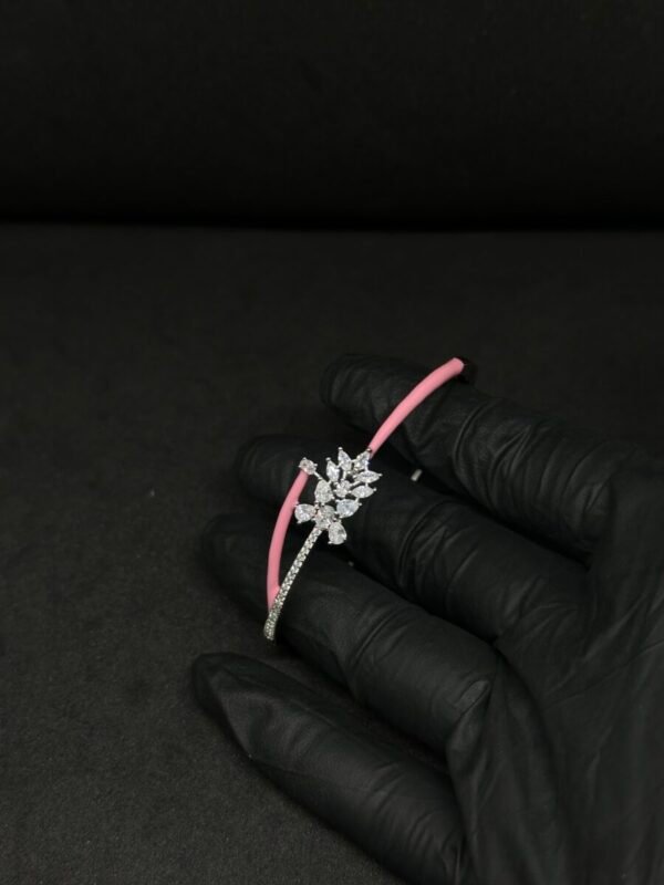 Pink Diamond Studded Bracelet