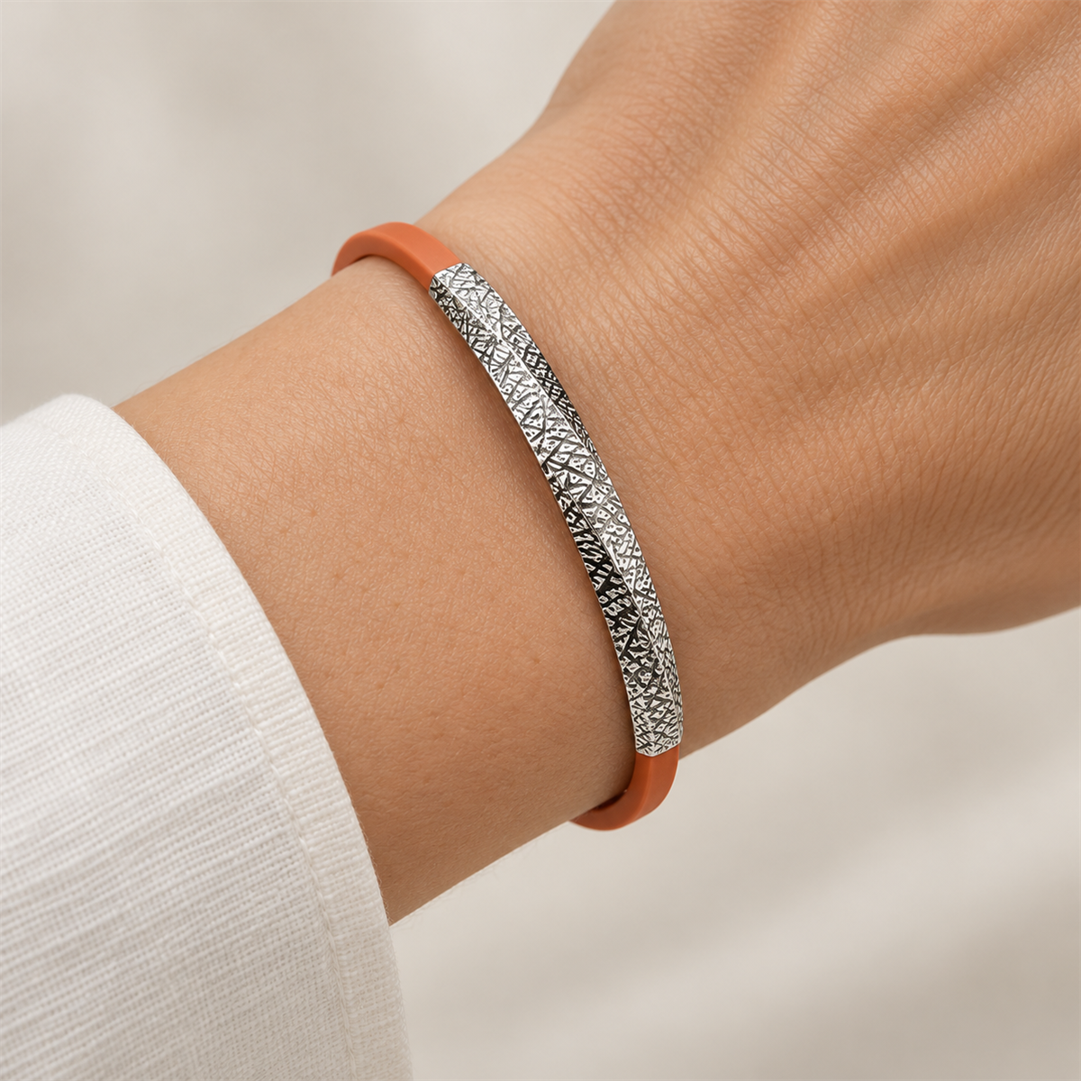 Durable Rubber Bracelet - Image 1