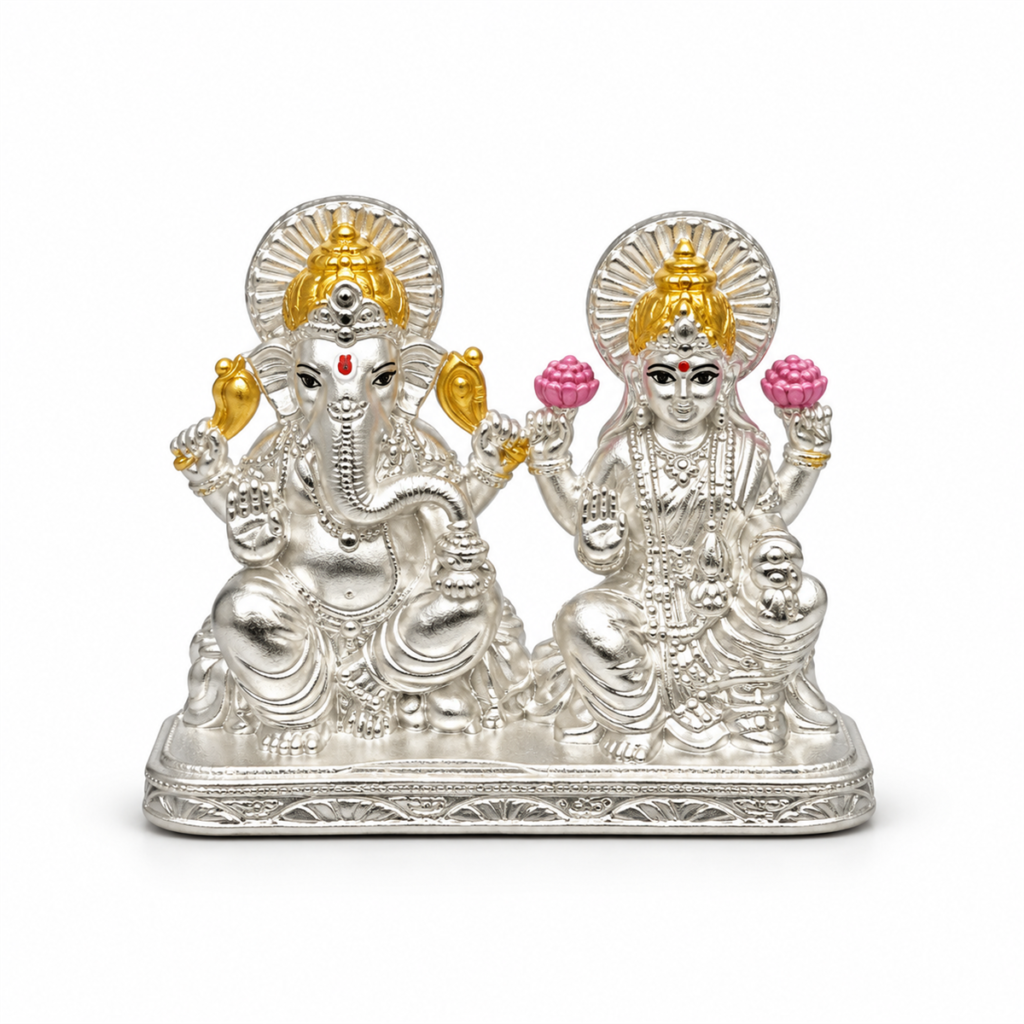 Ganeshji and Laxmiji Murti