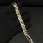 Elegant Diamond Swirl Bracelet