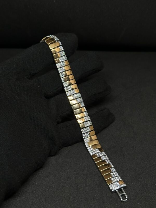 Elegant Diamond Swirl Bracelet