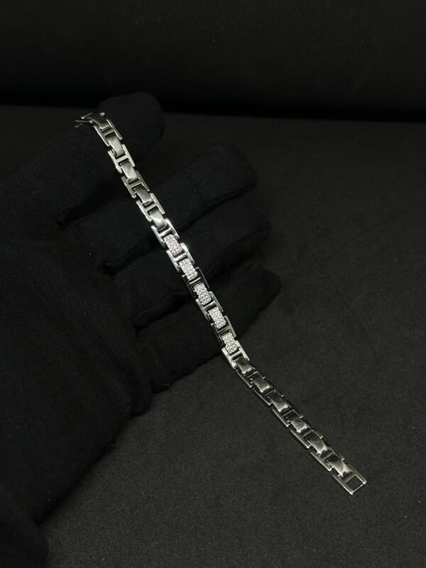 Semi Diamond Bracelet for Men