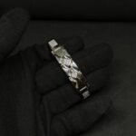 Honey Comb Kada with Diamond Hint