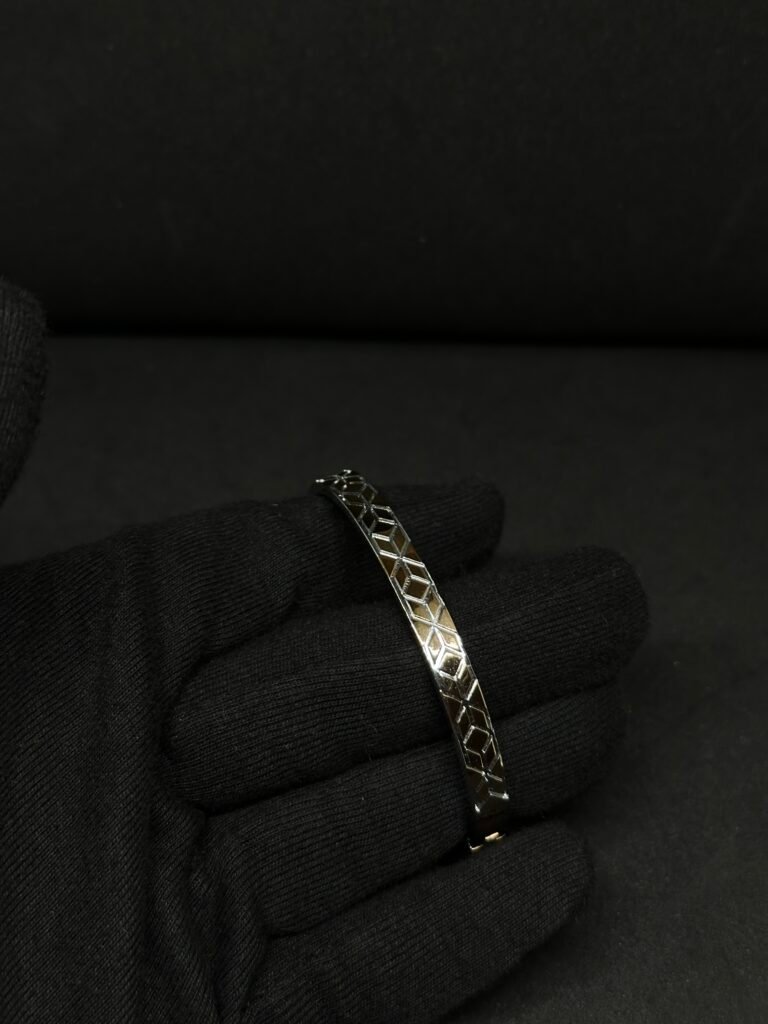 Diamond Carving Kada for Men
