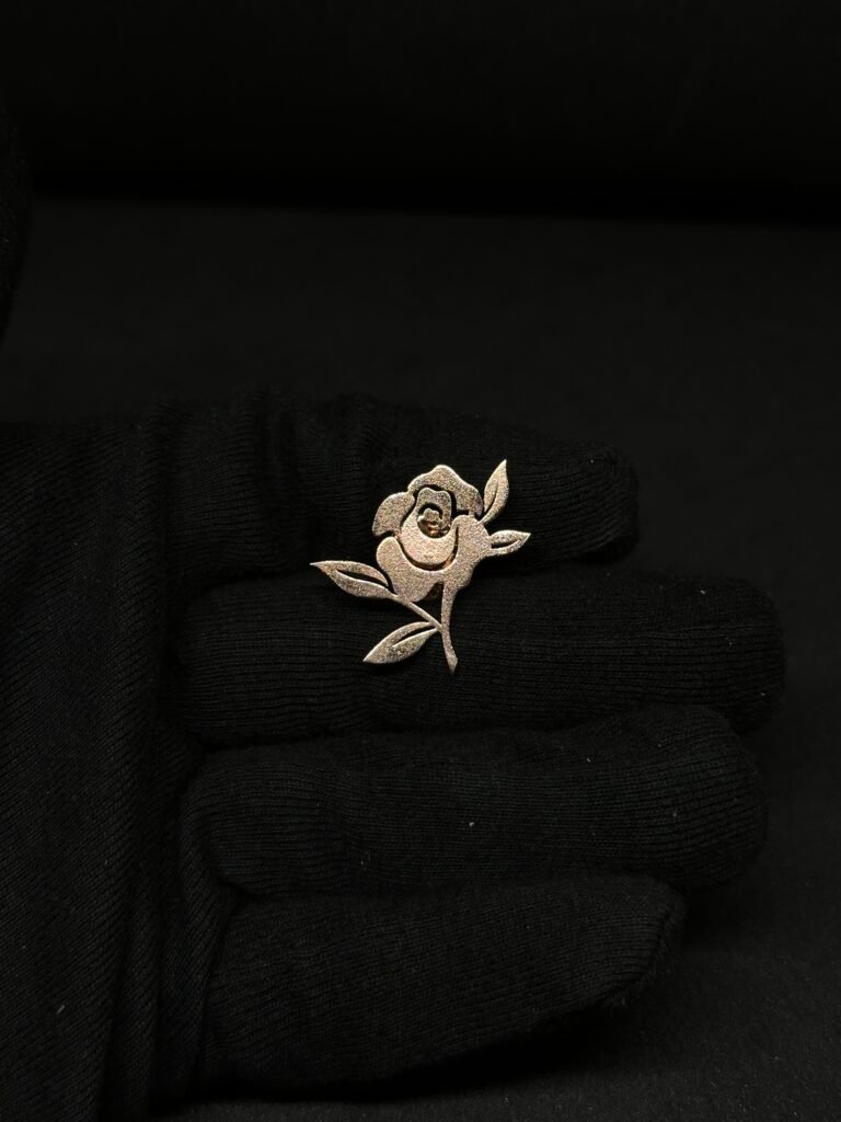 Elegant Rose Brooch
