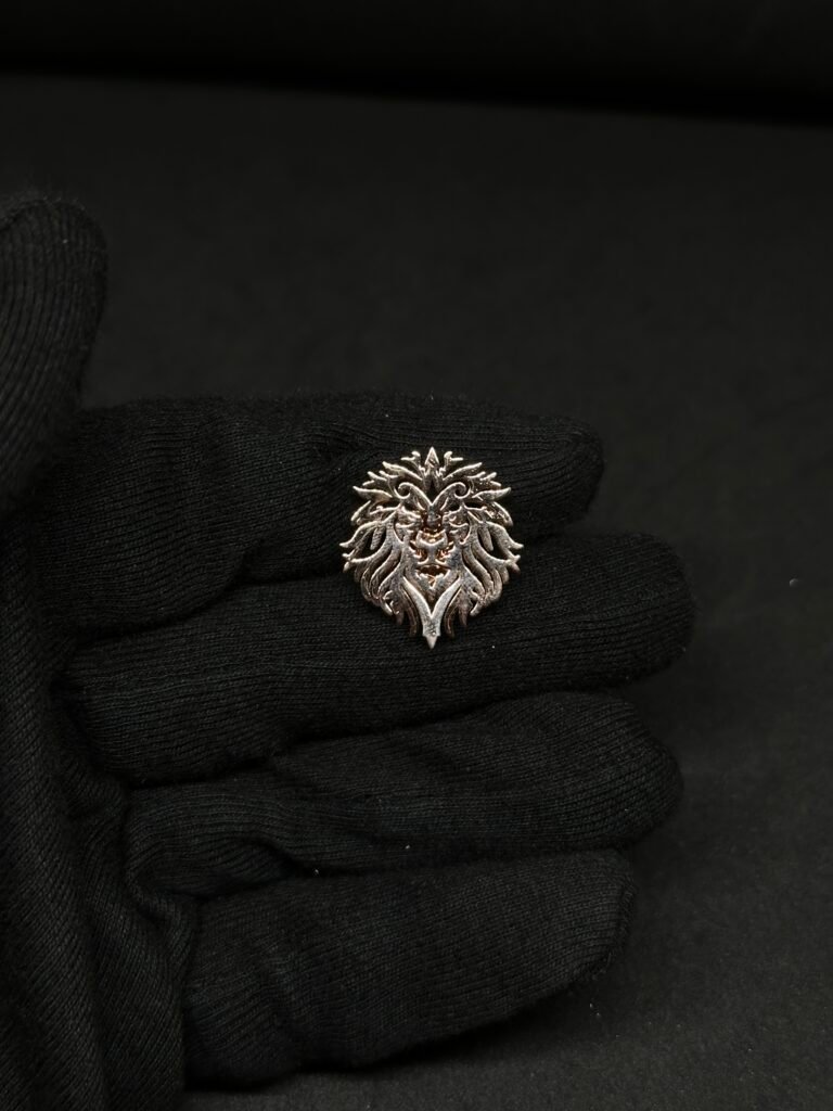 Elegant Lion Brooch