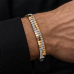 Elegant Diamond Swirl Bracelet