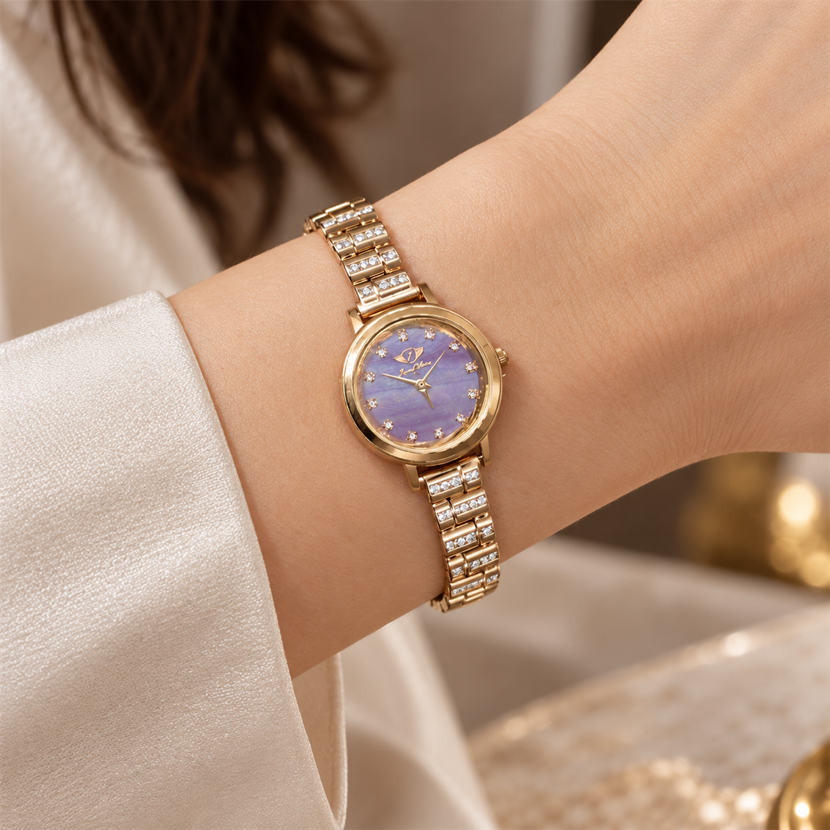 Purple Dial Watch - Image 1