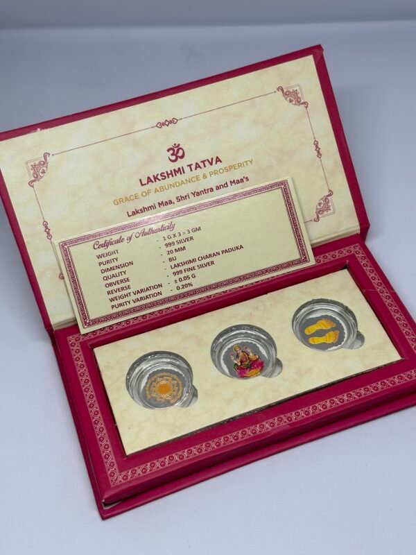 Laxmi ji Gift silver coin