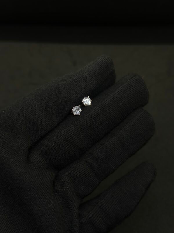 Rose Silver Studs