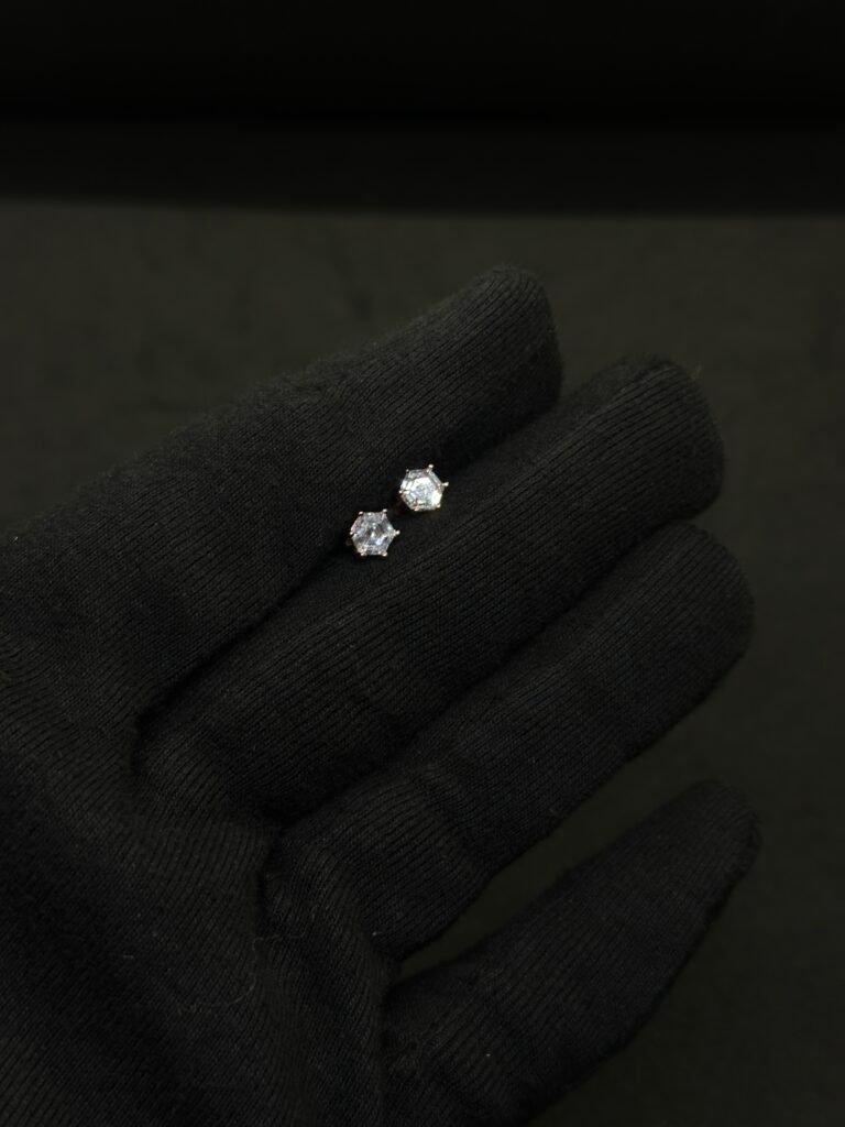 Rose Silver Studs