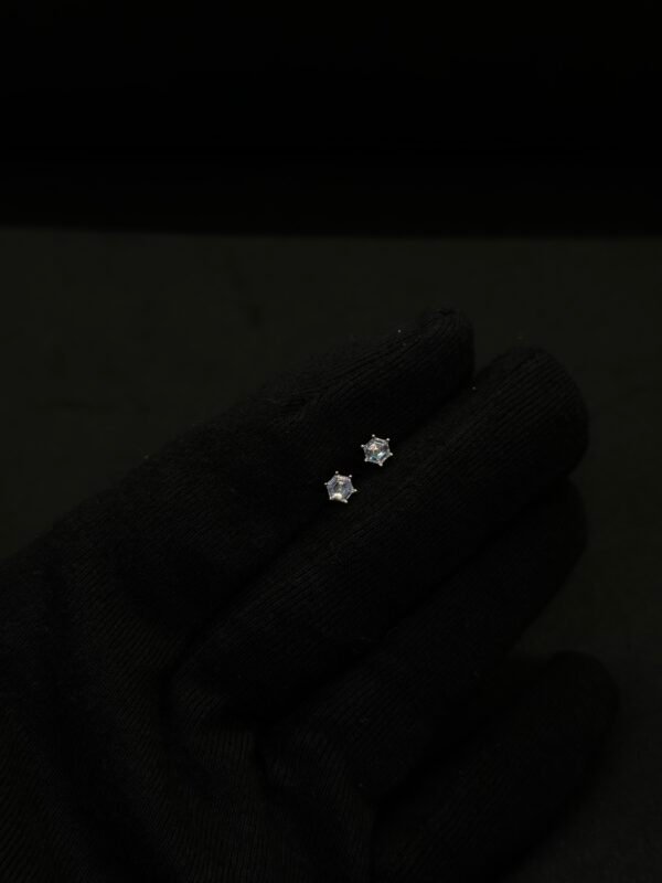 Rose Silver Studs