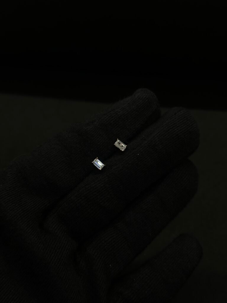 Rose Silver Studs